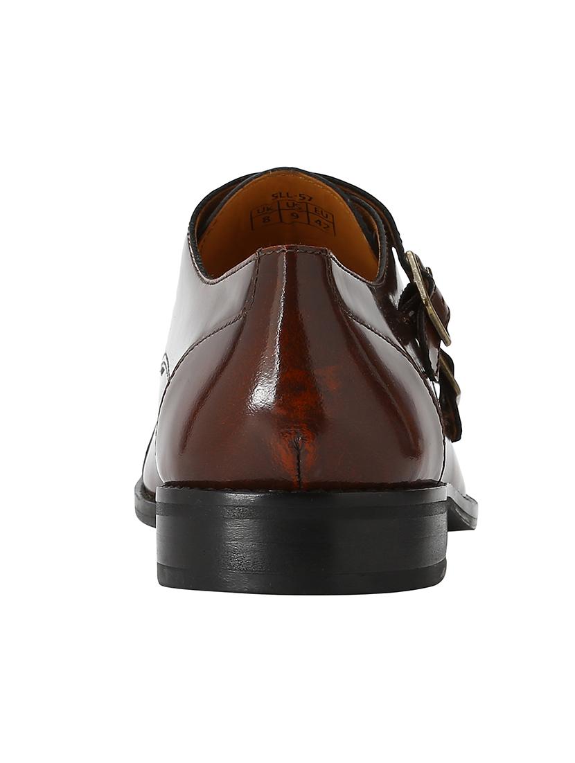 tan leather slip on loafers - 17675519 - Zoom Image - 4