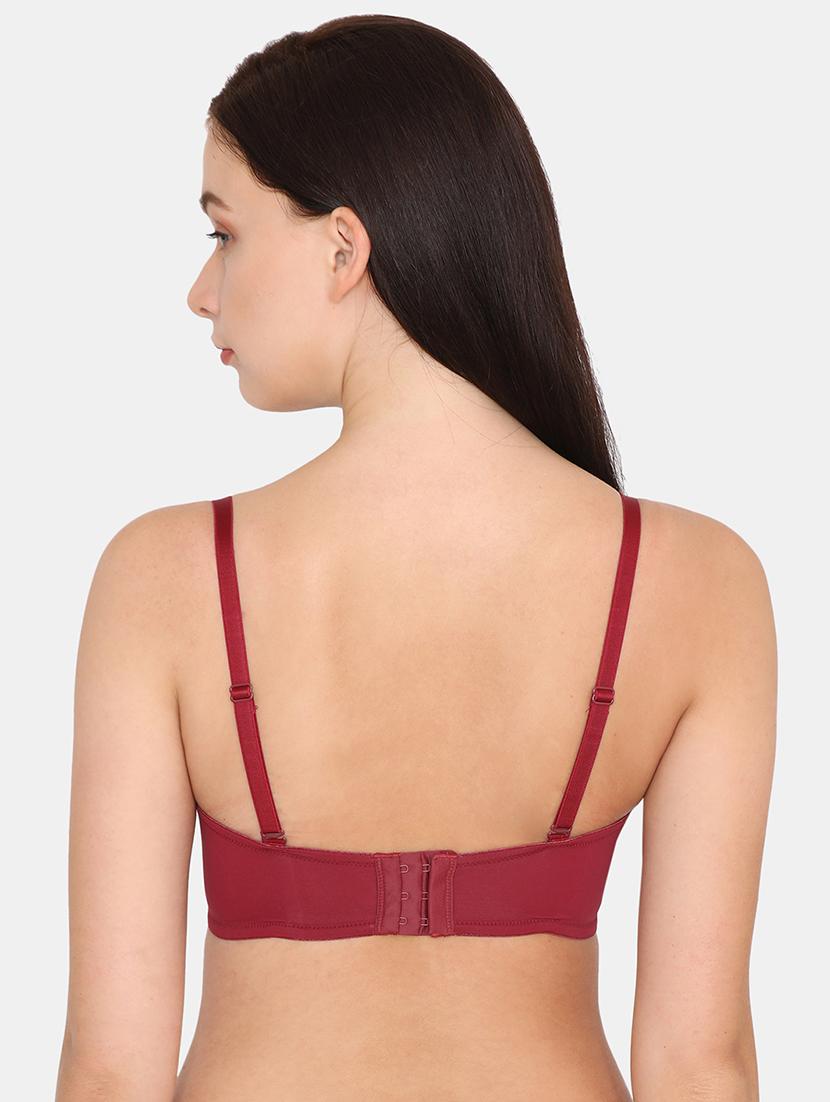 red polyester tshirt bra - 17675617 - Zoom Image - 3