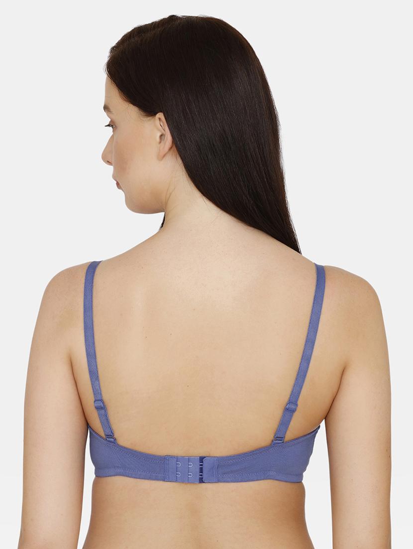 blue cotton tshirt bra - 17675628 - Zoom Image - 3
