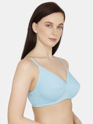 blue solid regular bra - 17675632 - Standard Image - 2