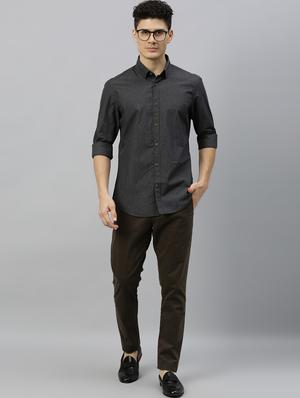 black checkered casual shirt - 17675634 - Standard Image - 4