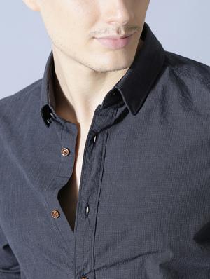 black checkered casual shirt - 17675634 - Standard Image - 6