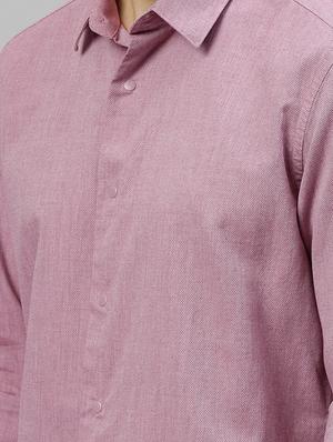 red solid casual shirt - 17675709 - Standard Image - 5