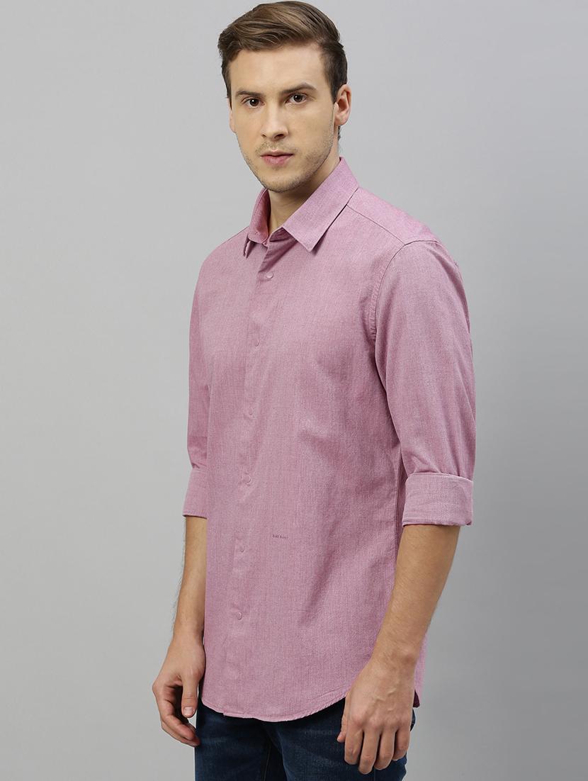 red solid casual shirt - 17675709 - Zoom Image - 2