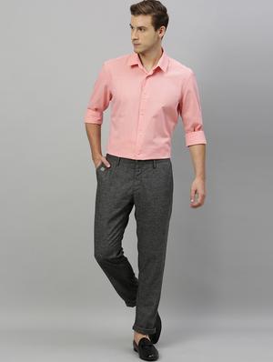 orange solid casual shirt - 17675710 - Standard Image - 4