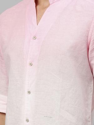 pink ombre casual shirt - 17675756 - Standard Image - 5