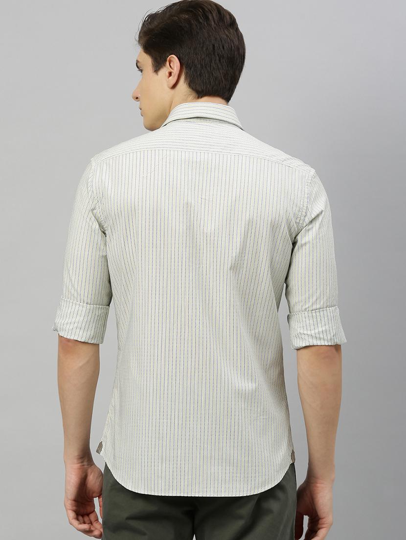 white self design casual shirt - 17675758 - Zoom Image - 3