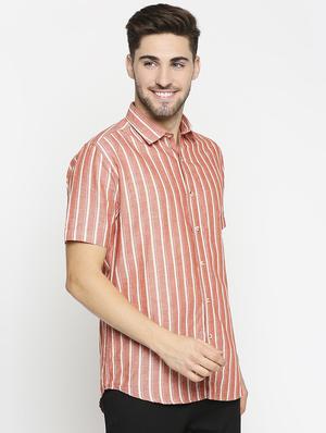 red striped casual shirt - 17675948 - Standard Image - 2