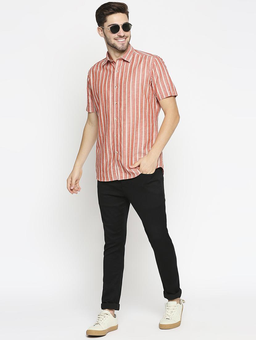 red striped casual shirt - 17675948 - Zoom Image - 4