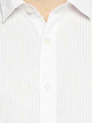 white striped casual shirt - 17675951 - Standard Image - 5