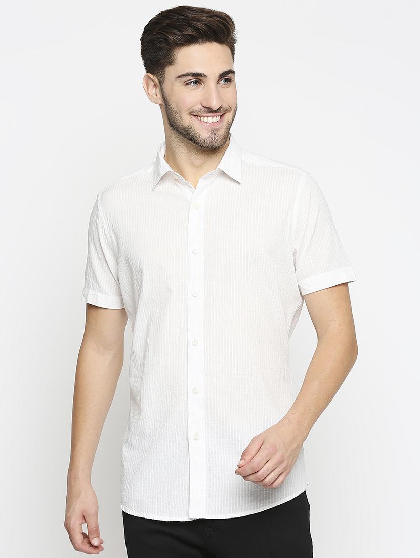 white striped casual shirt - 17675951 - Zoom Image - 1