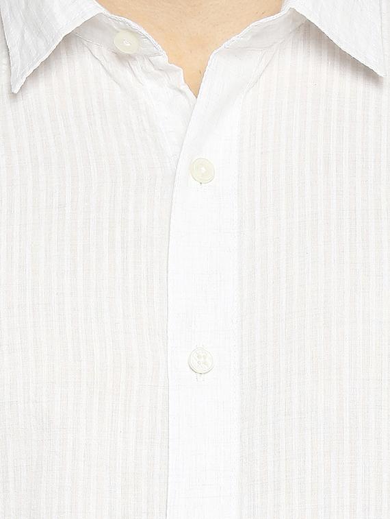 white striped casual shirt - 17675951 - Zoom Image - 5