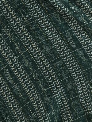 green silk blend printed dupatta - 17676449 - Standard Image - 6
