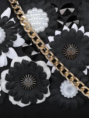 black silk box clutch - 17677027 - Standard Image - 4