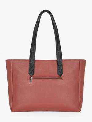 red leatherette (pu) regular handbag - 17677033 - Standard Image - 2