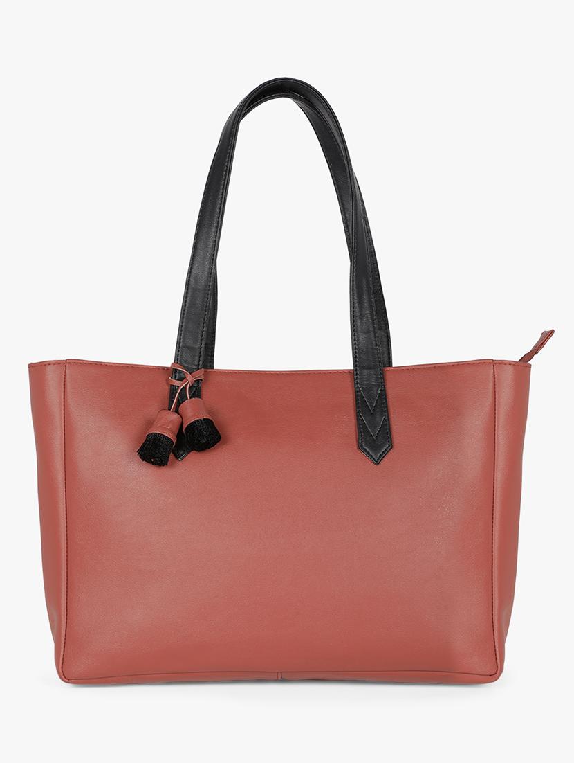 red leatherette (pu) regular handbag - 17677033 - Zoom Image - 1