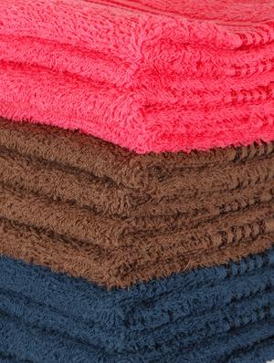 lorena 100% cotton super-soft terry towels -12pc face towel (d`ross) solid-multi - 17677806 - Standard Image - 5