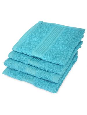 lorena 100% cotton super-soft terry towels -12pc face towel (d`ross) solid-multi - 17677814 - Standard Image - 2