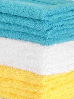 lorena 100% cotton super-soft terry towels -12pc face towel (d`ross) solid-multi - 17677814 - Standard Image - 5