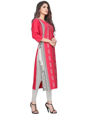 multi colored crepe combos kurta - 17678022 - Standard Image - 2