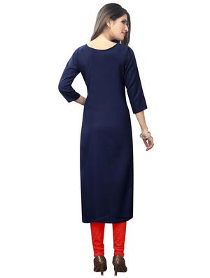 multi colored crepe combos kurta - 17678022 - Standard Image - 5