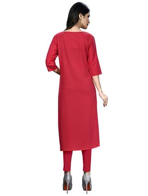 multi colored crepe combos kurta - 17678031 - Standard Image - 3