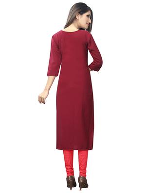 multi colored crepe combos kurta - 17678040 - Standard Image - 3