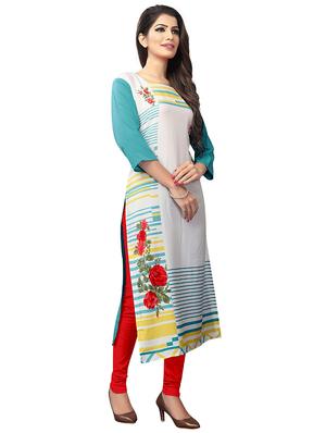 multi colored crepe combos kurta - 17678041 - Standard Image - 4