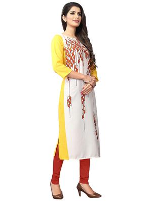 multi colored crepe combos kurta - 17678043 - Standard Image - 4