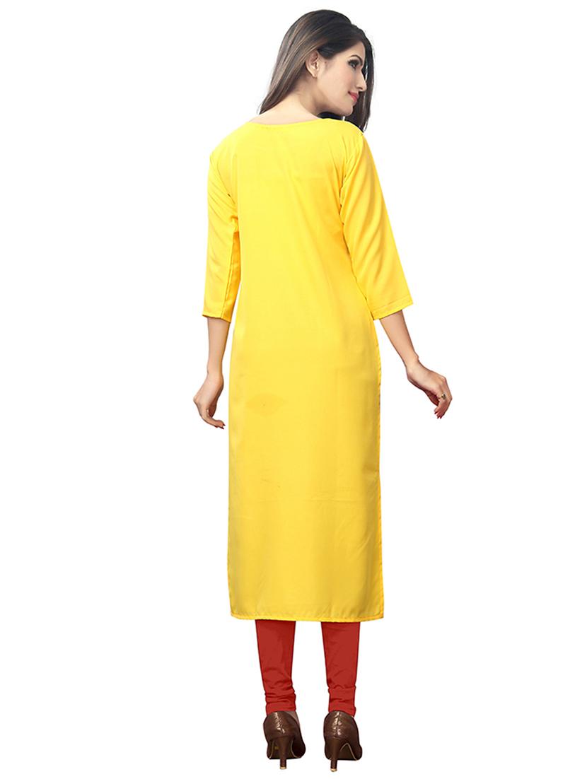 multi colored crepe combos kurta - 17678043 - Zoom Image - 5