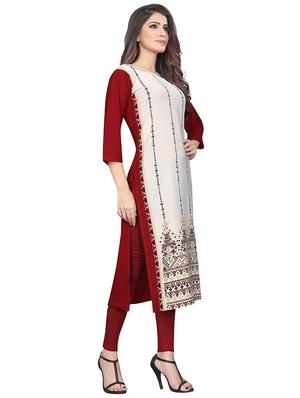 multi colored crepe combos kurta - 17678046 - Standard Image - 2