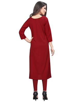multi colored crepe combos kurta - 17678046 - Standard Image - 3