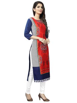 multi colored crepe combos kurta - 17678046 - Standard Image - 4