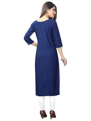 multi colored crepe combos kurta - 17678046 - Standard Image - 5