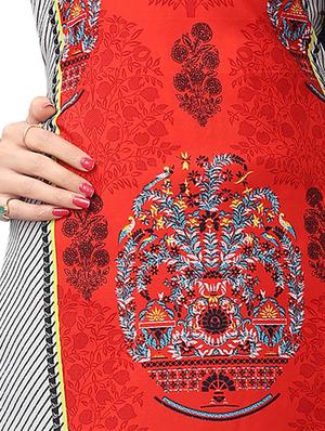 multi colored crepe combos kurta - 17678046 - Standard Image - 6