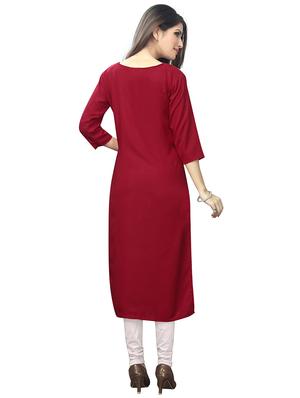 multi colored crepe combos kurta - 17678061 - Standard Image - 5