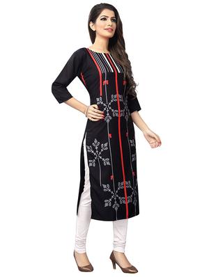 multi colored crepe combos kurta - 17678079 - Standard Image - 4