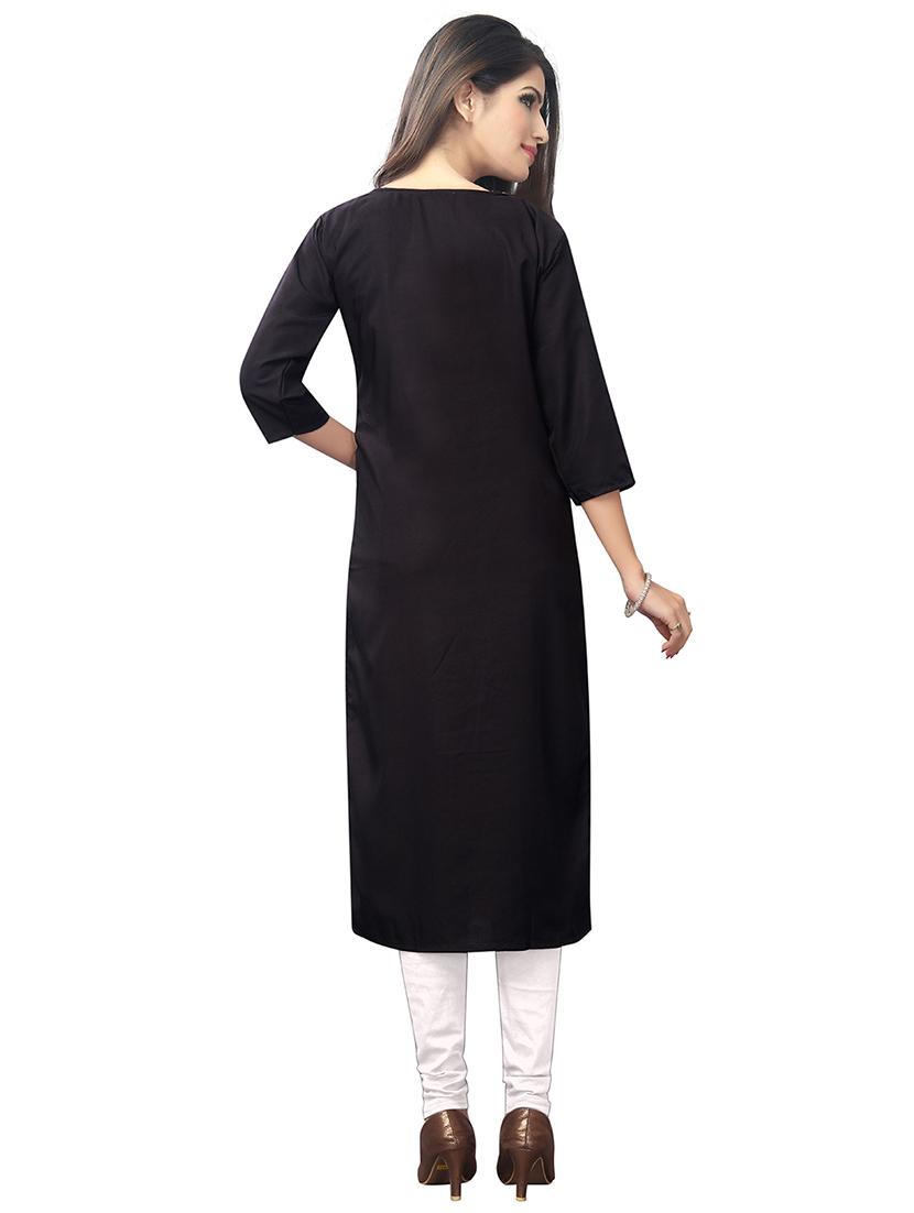 multi colored crepe combos kurta - 17678079 - Zoom Image - 5