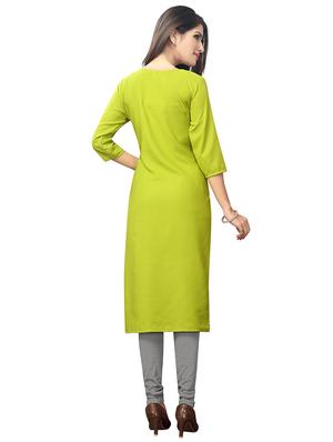 multi colored crepe combos kurta - 17678107 - Standard Image - 3