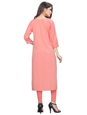 multi colored crepe combos kurta - 17678107 - Standard Image - 5
