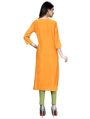 multi colored crepe combos kurta - 17678110 - Standard Image - 5