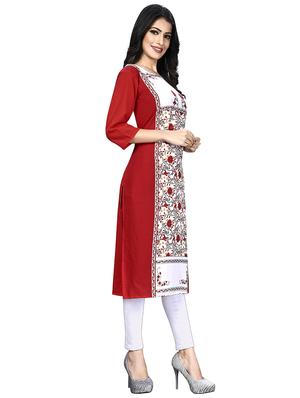 multi colored crepe combos kurta - 17678112 - Standard Image - 4