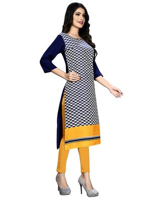 multi colored crepe combos kurta - 17678117 - Standard Image - 4