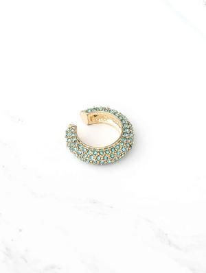 blue metal hoop earring - 17678809 - Standard Image - 2