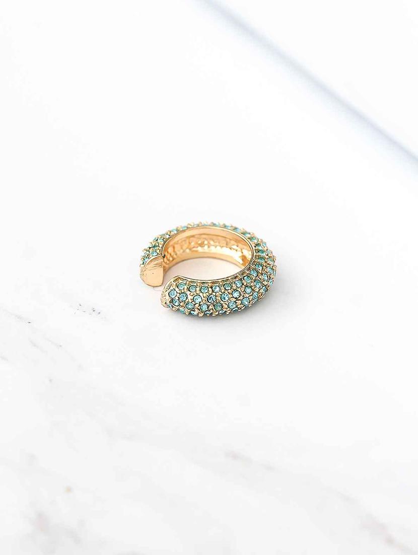 blue metal hoop earring - 17678809 - Zoom Image - 1