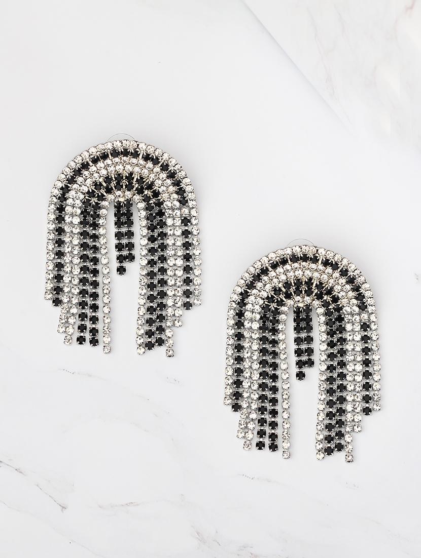 black metal drop earring - 17678884 - Zoom Image - 2
