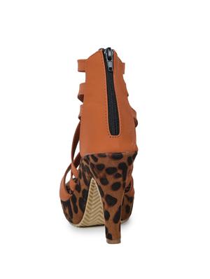 tan suede platforms pumps - 17678930 - Standard Image - 3