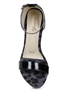 black suede platforms pumps - 17678931 - Standard Image - 3