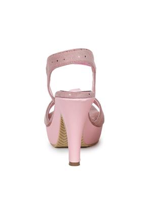 pink suede platforms pumps - 17678934 - Standard Image - 2
