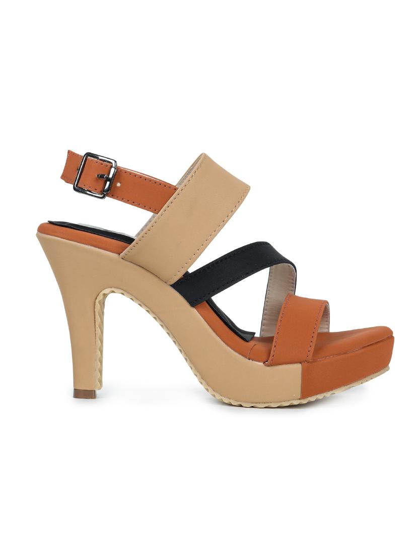 tan suede platforms sandals - 17678937 - Zoom Image - 2